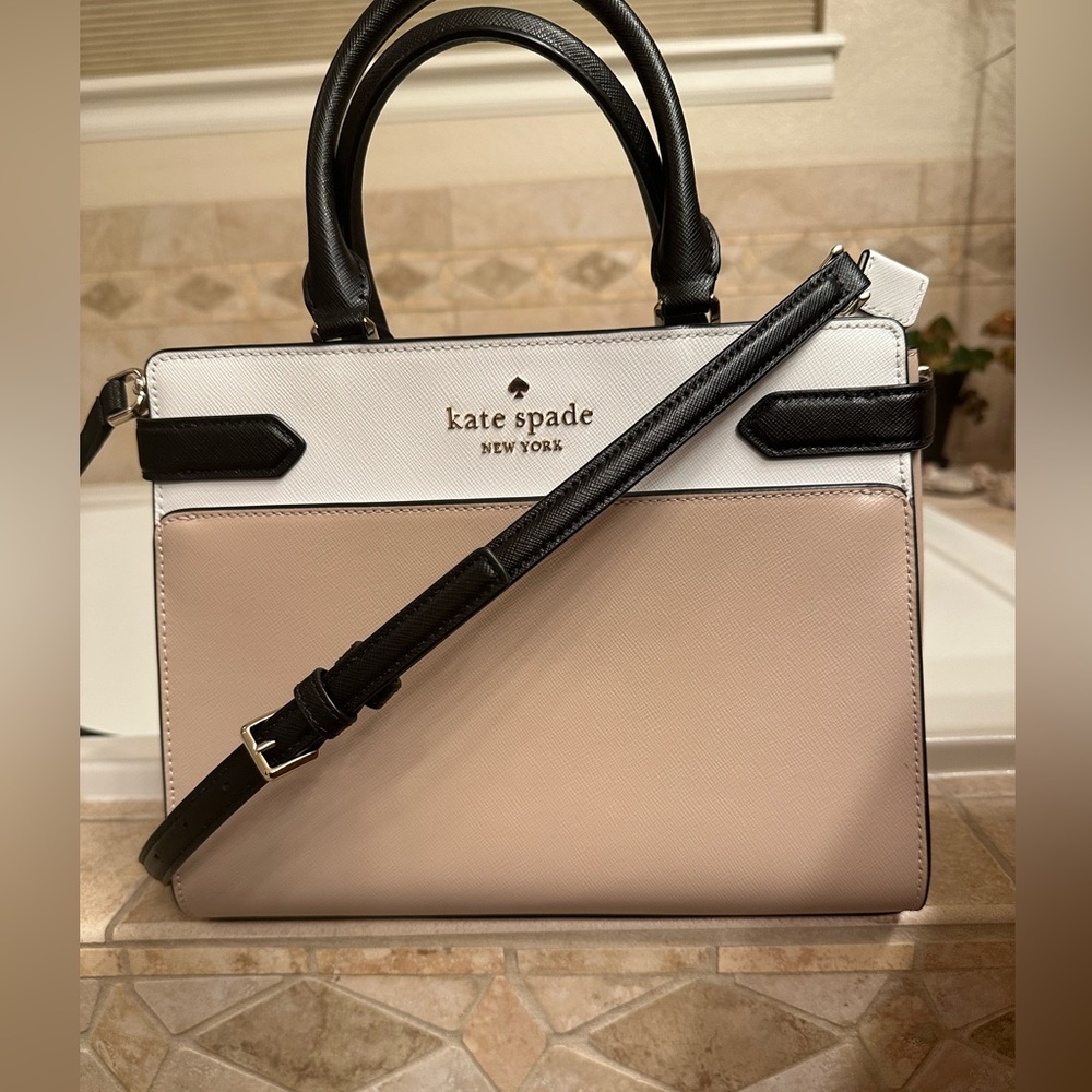 Kate Spade New York Madison Colorblock Saffiano Leather Medium Satchel